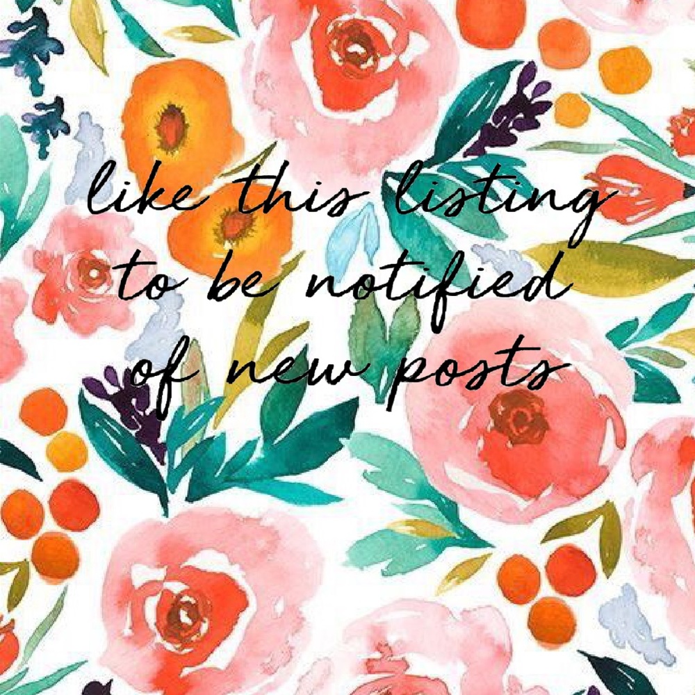 LIKE THIS LISTING TO BE NOTIFIED OF NEW POSTS